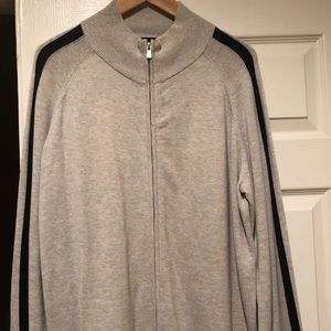 Men’s Faconnable zip up sweater